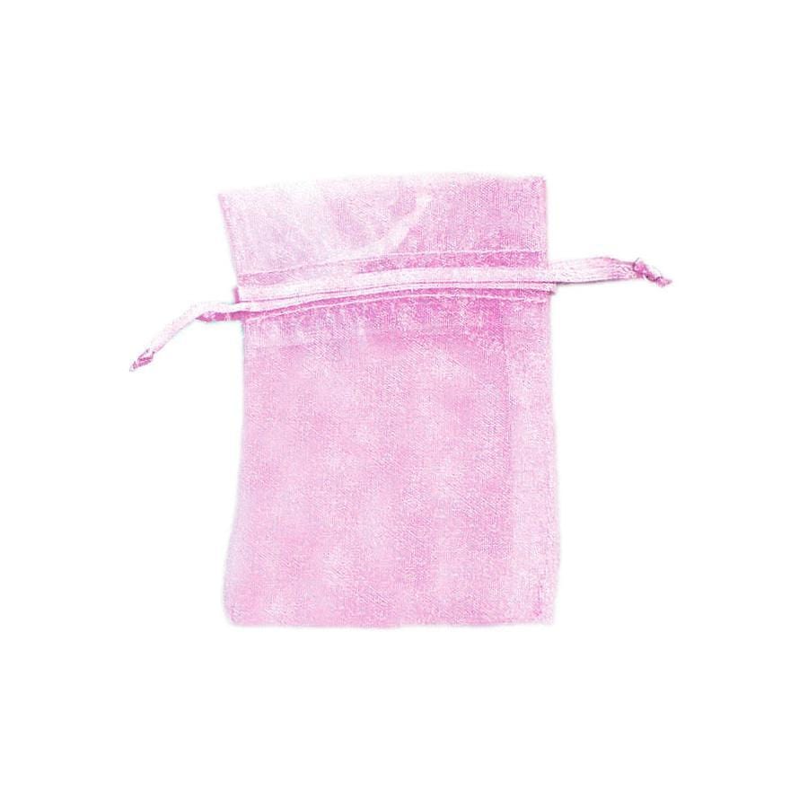 Buy Wedding Organza Bag - Pink 3 x 4 in. 12/pkg. sold at Party Expert