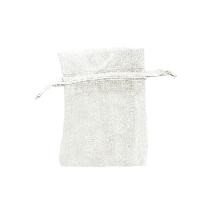 Buy Wedding Organza Bag - White 3 x 4 in. 12/pkg. sold at Party Expert