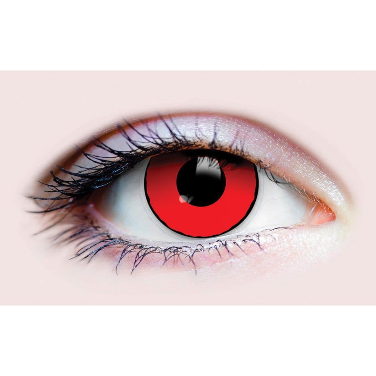 Buy Costume Accessories Blood eyes contact lenses, 3 months usage sold at Party Expert