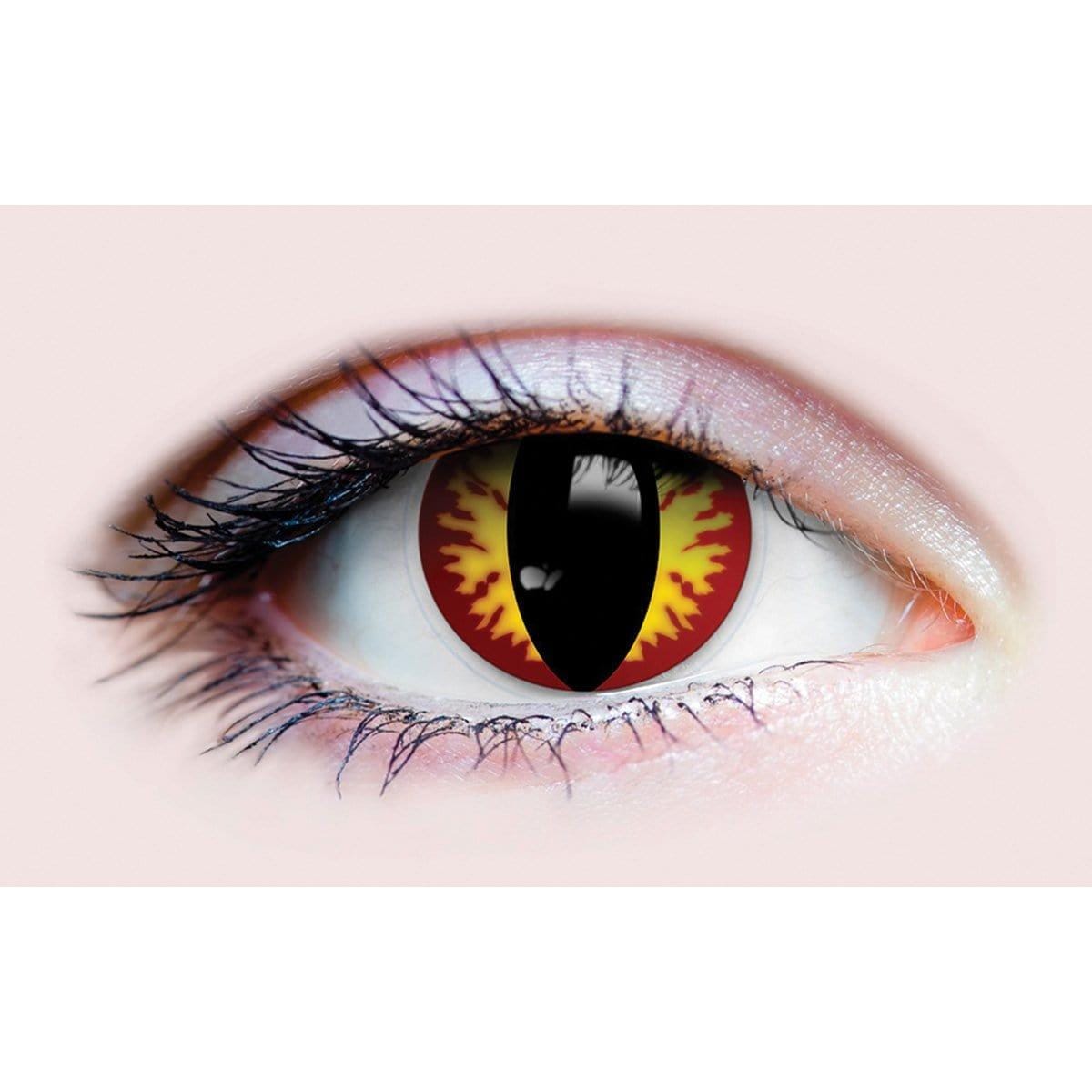 Buy Costume Accessories Dragon contact lenses, 3 months usage sold at Party Expert