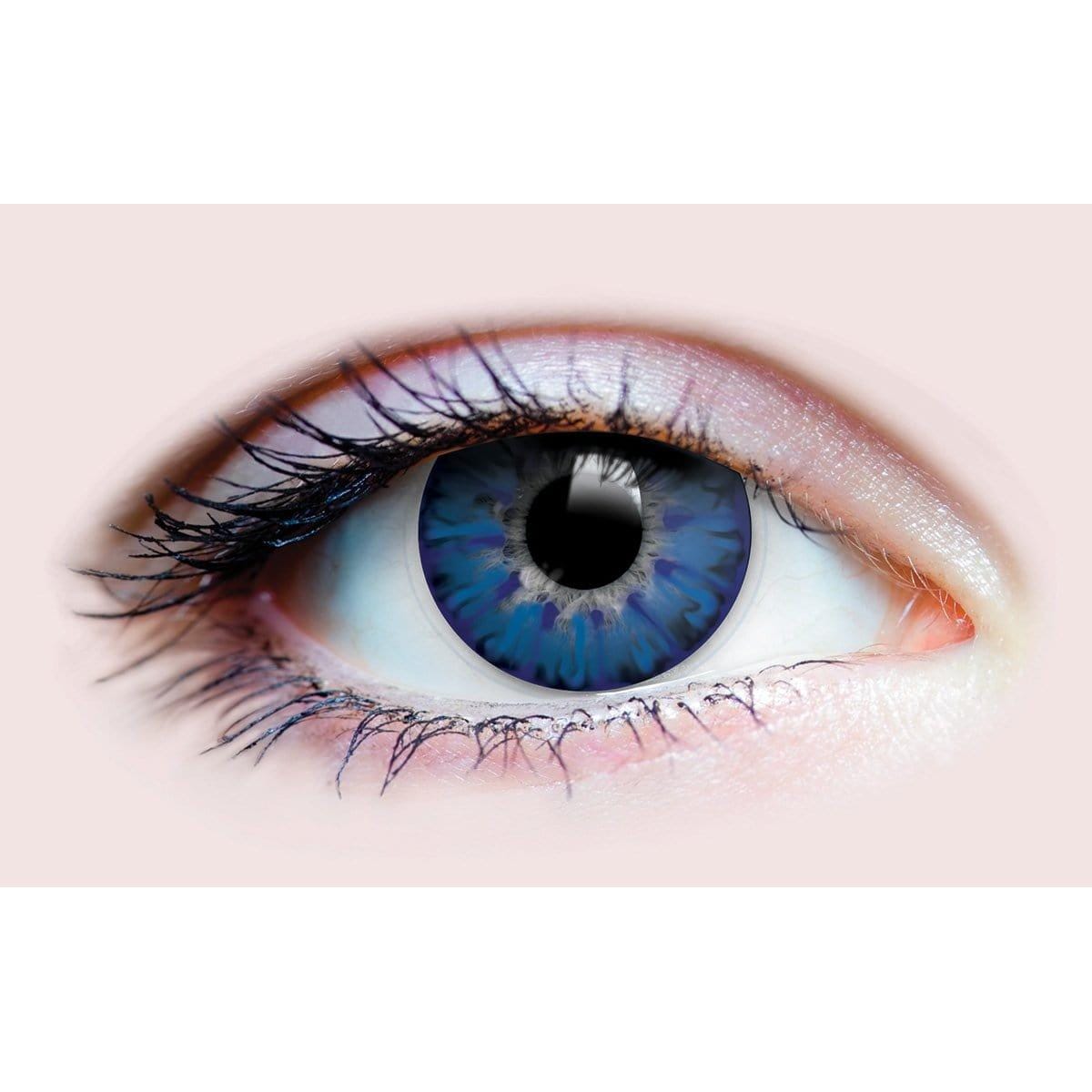 Buy Costume Accessories Enchanted azur contact lenses, 3 months usage sold at Party Expert