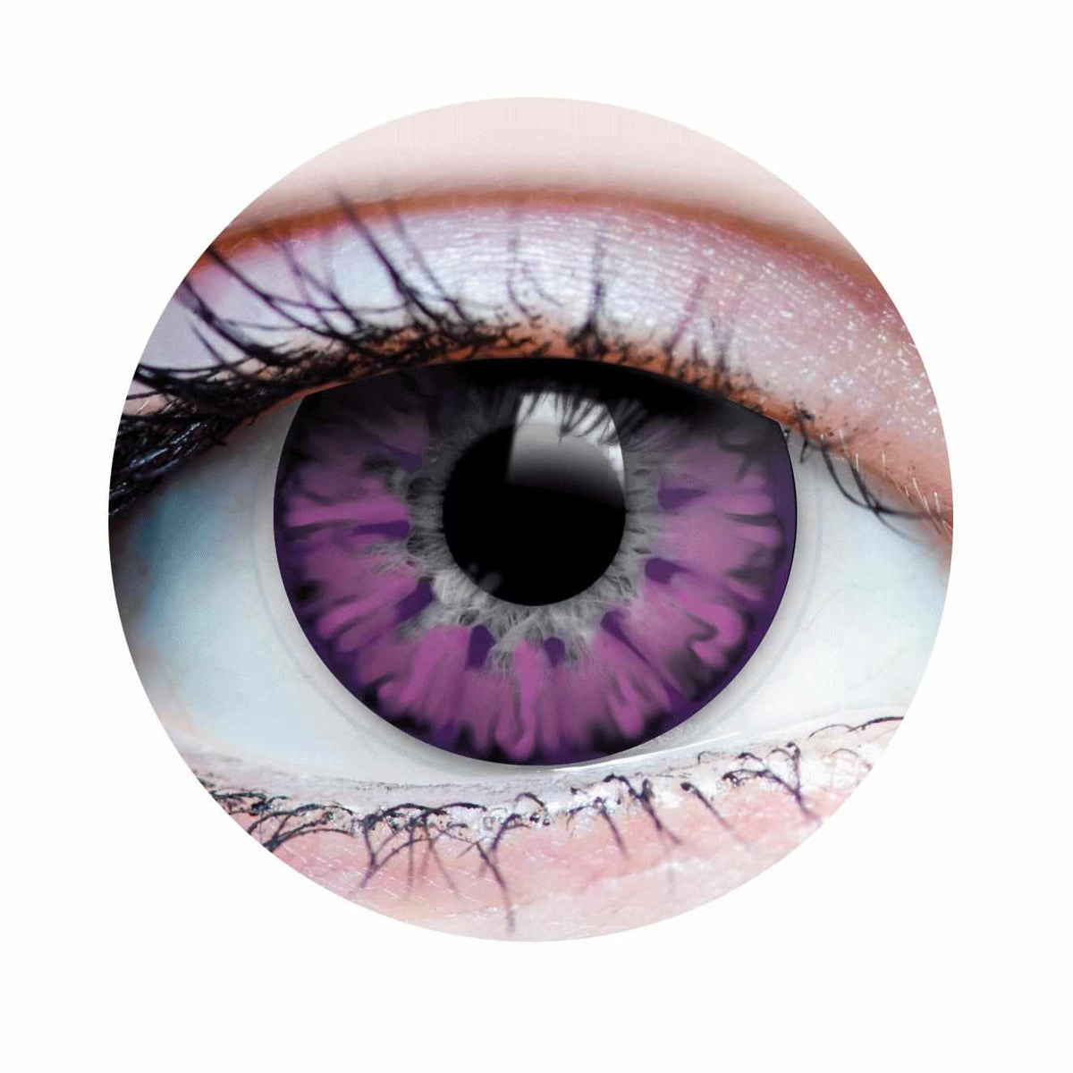 PRIMAL CONTACT LENSES Costume Accessories Enchanted Lilac contact Lenses, 3 Month Usage 628153227053