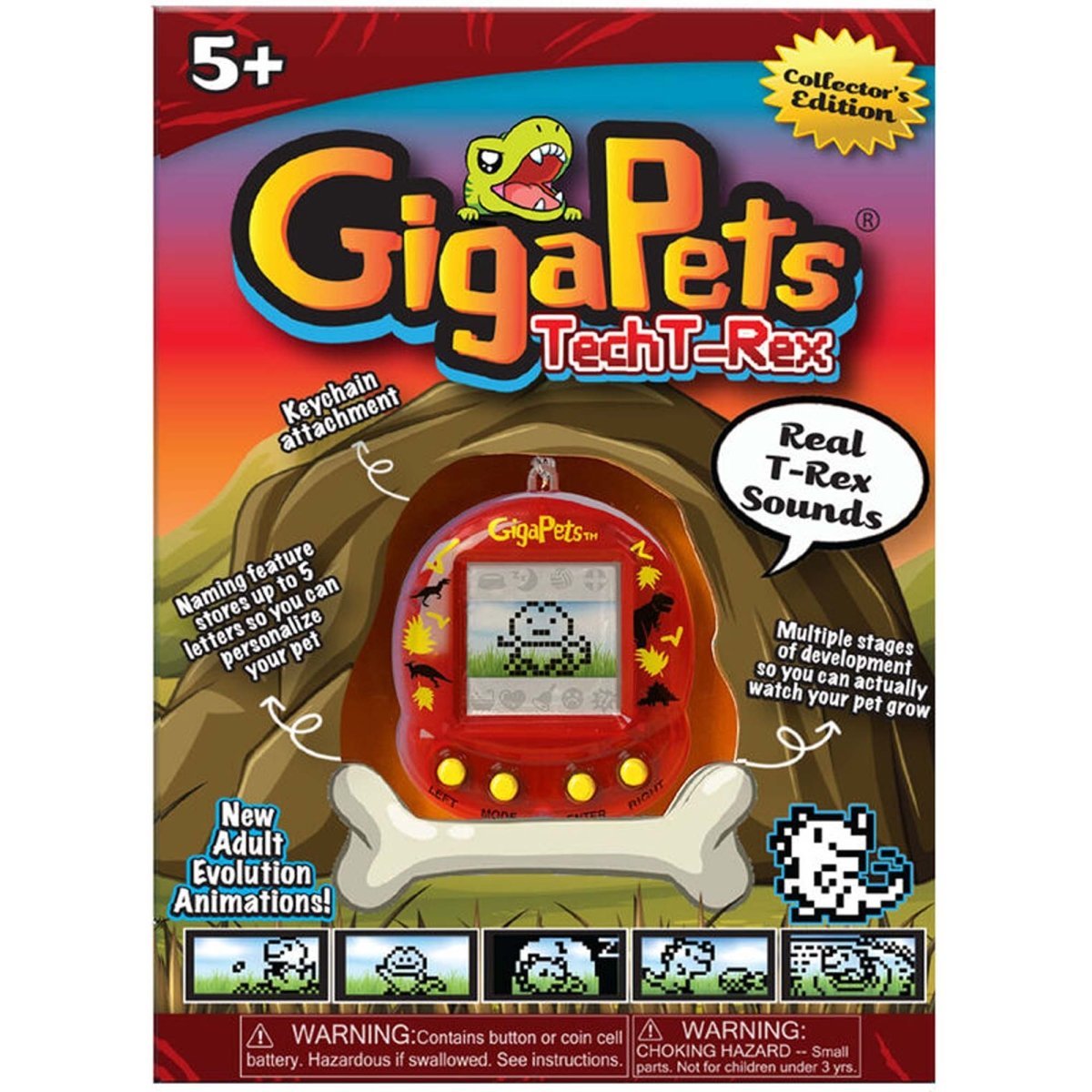RED PLANET GROUP Toys & Games GigaPets Tech T-Rex, 1 Count