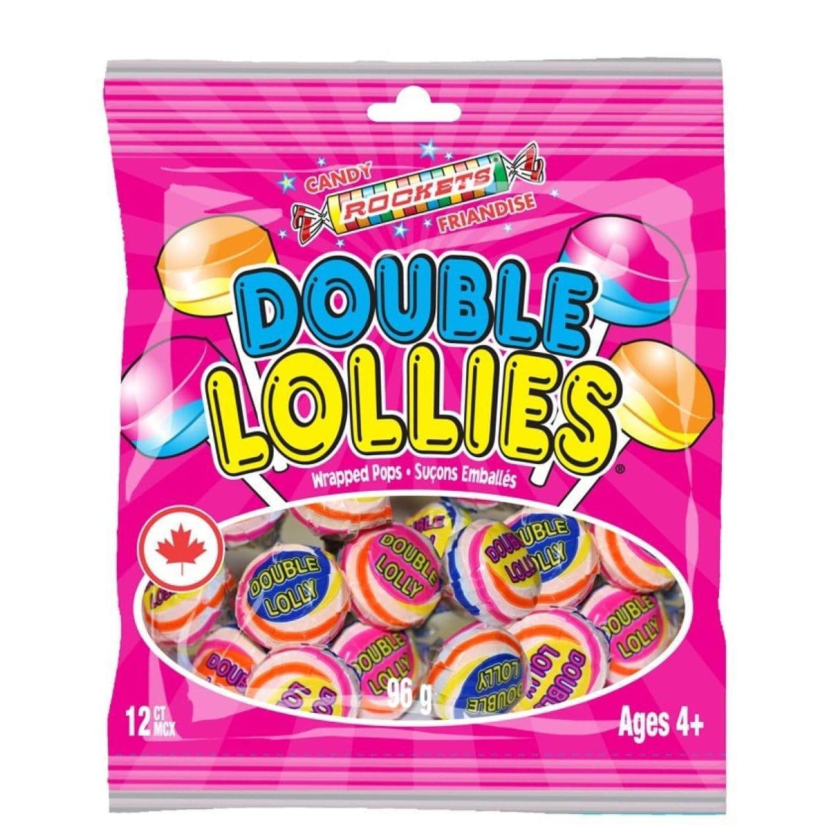 Buy Candy Double Lollies, 36 per package sold at Party Expert