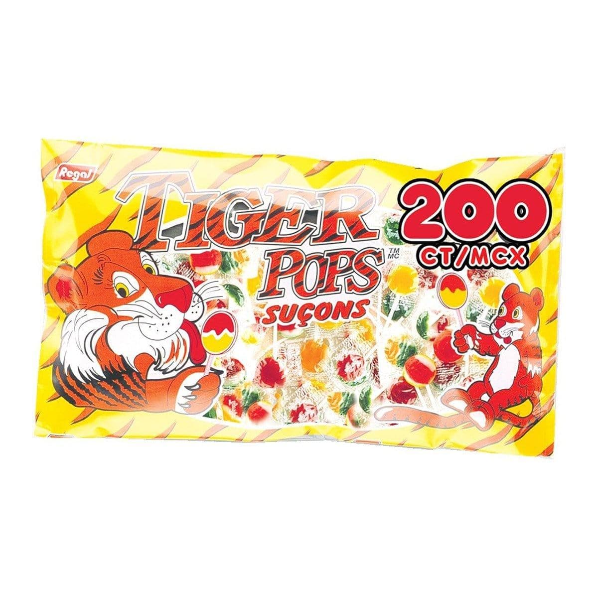 Buy Candy Tiger Pops, 200 per package sold at Party Expert