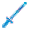 RHODE ISLAND NOVELTY Costume Accessories Light-Up Blue Pixel Sword