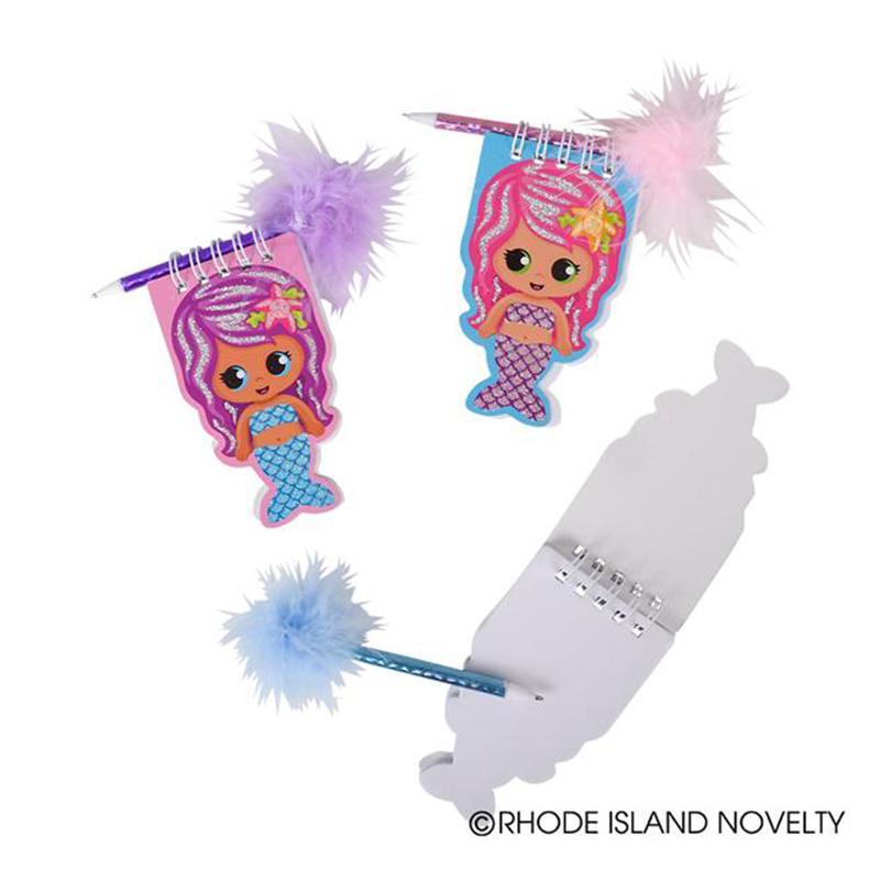 Buy Kids Birthday Mermaid notebook with pen - Assortment sold at Party Expert