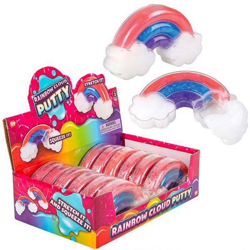 Buy Kids Birthday Rainbow cloud putty sold at Party Expert