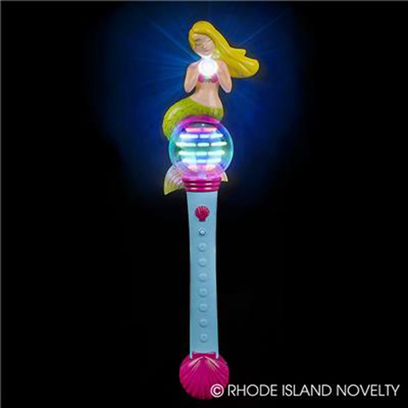 Buy Kids Birthday Spinning light-up mermaid wand sold at Party Expert