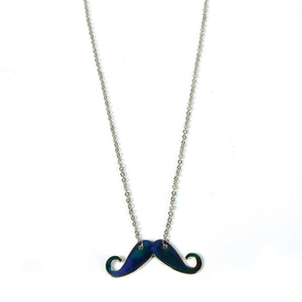 Buy Novelties Mustache Mood Necklace sold at Party Expert