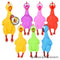 RHODE ISLAND NOVELTY Toys & Games Rubber Sound Chicken, 9.5 in, Assortment, 1 Count