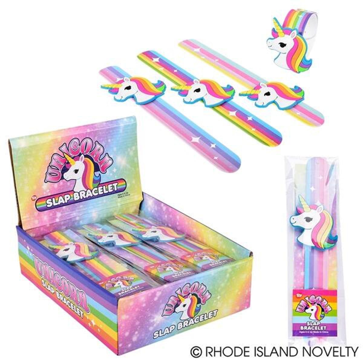 RHODE ISLAND NOVELTY Toys & Games Unicorn Slap Bracelet, Assortment, 1 Count