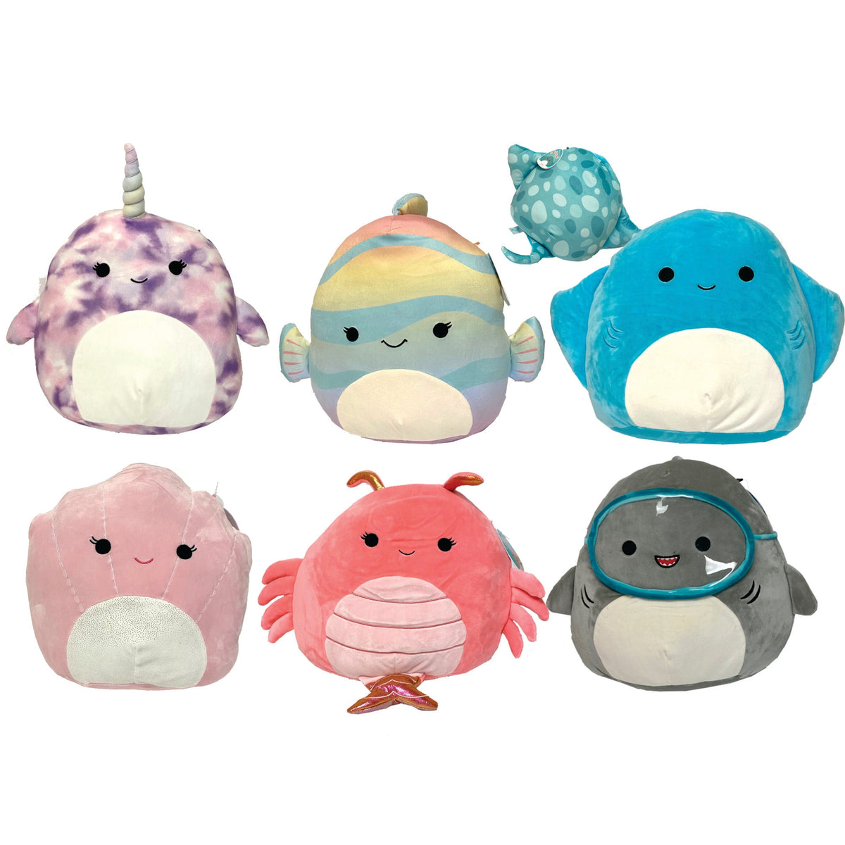 ROYAL SPECIALTY SALES Plushes Sealife Squishmallows 12 Inches, Assortment, 1 Count 734689231584