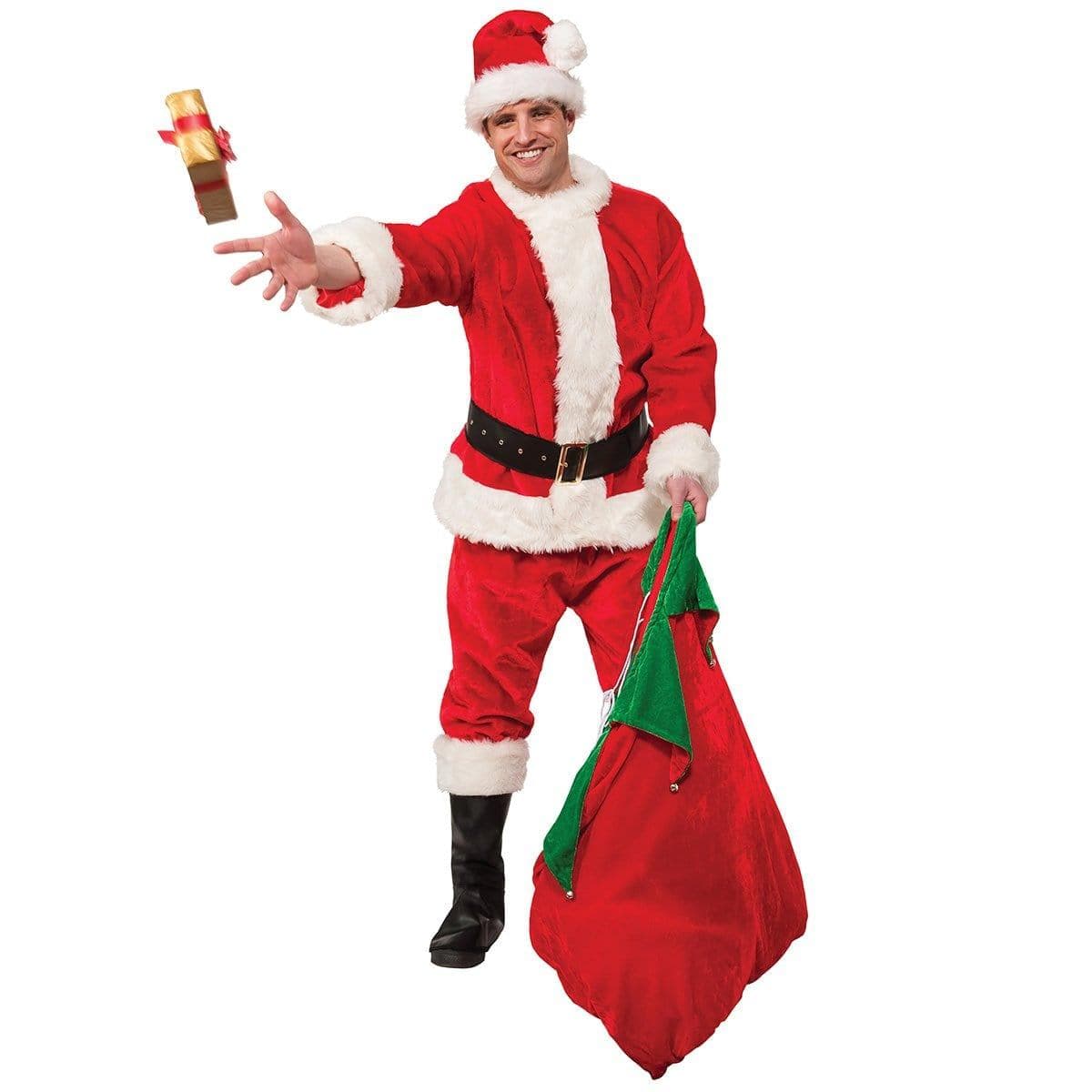 Buy Christmas Flannel Santa Suit sold at Party Expert