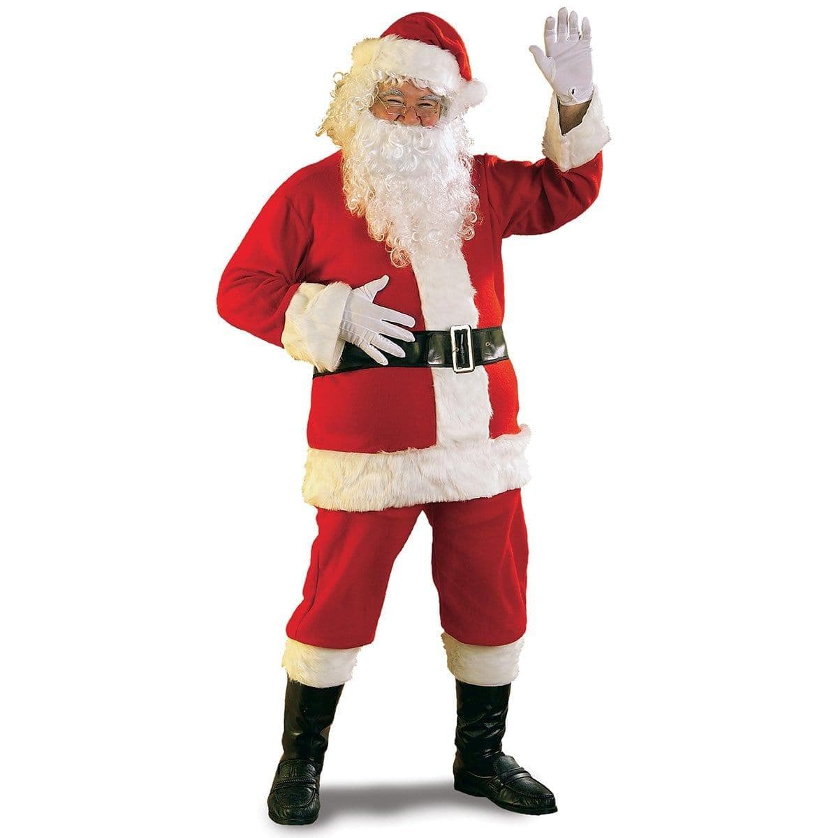 Buy Christmas Flannel Santa Suit - Plus Size sold at Party Expert
