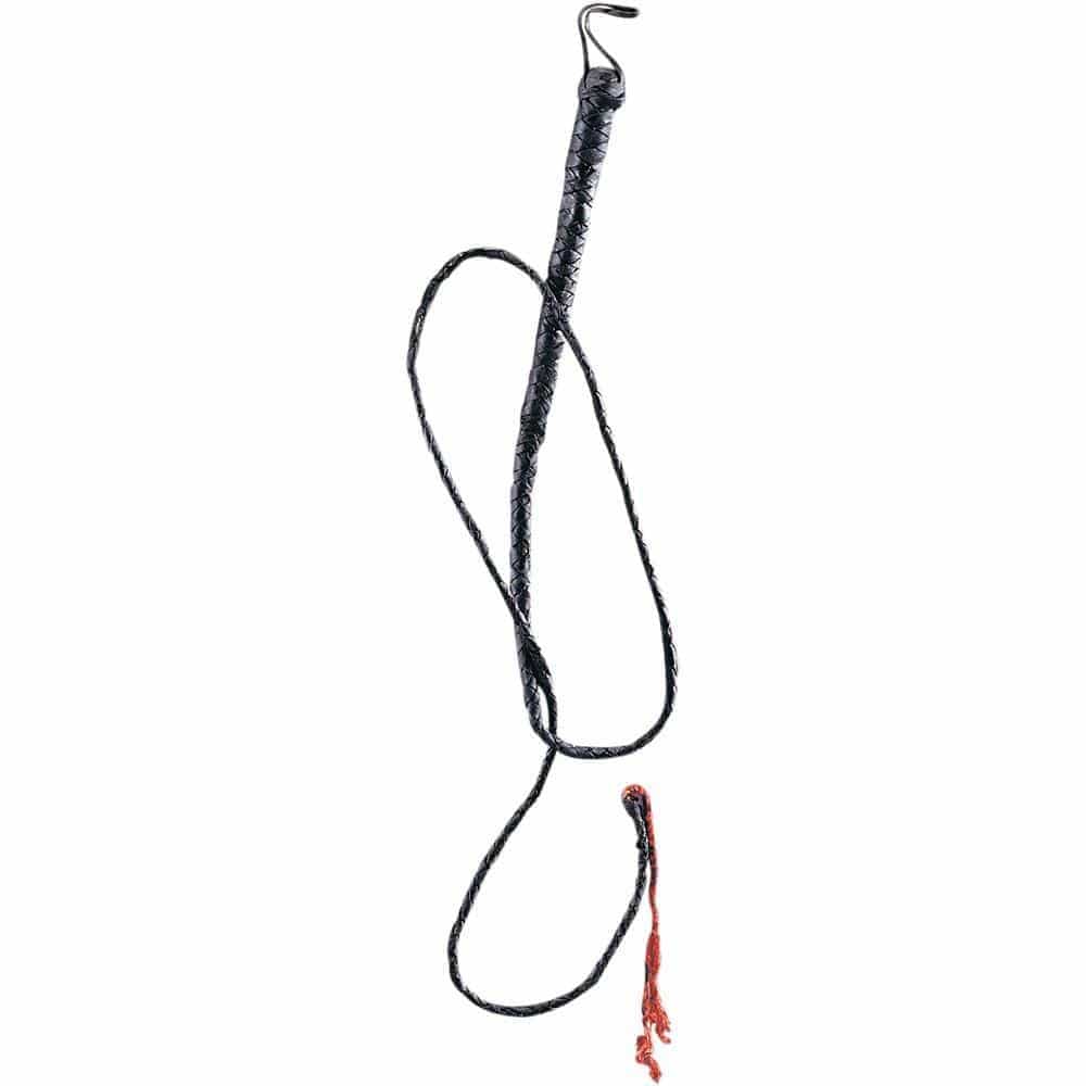 Buy Costume Accessories Black leather bull whip sold at Party Expert