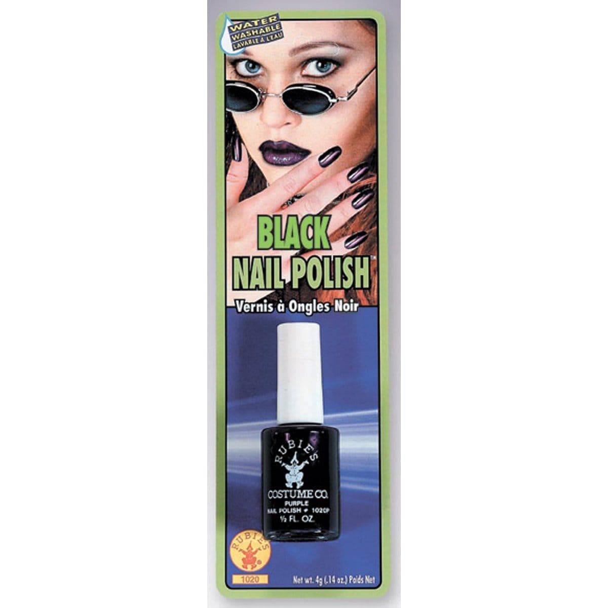 Buy Costume Accessories Black nail polish sold at Party Expert