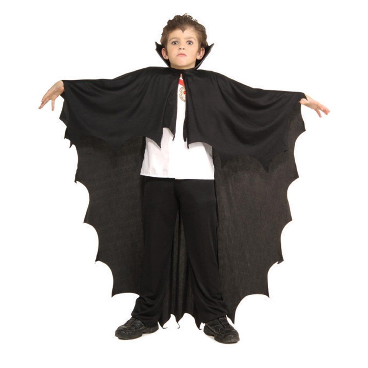Buy Costume Accessories Black vampire cape for kids sold at Party Expert