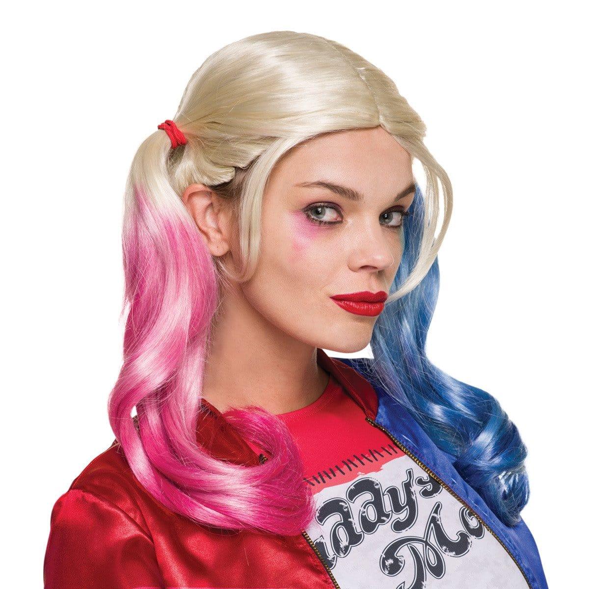 Buy Costume Accessories Harley Quinn wig for women, Suicide Squad sold at Party Expert