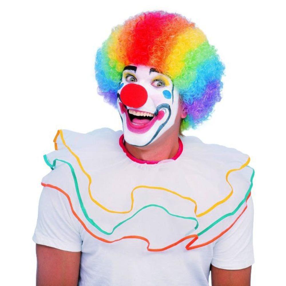 Buy Costume Accessories Multicolor clown wig for adults sold at Party Expert