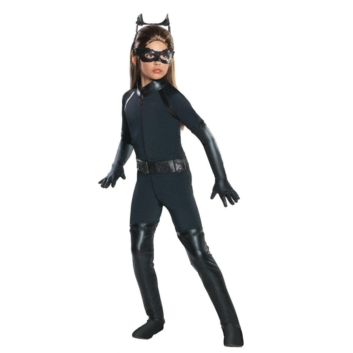 Buy Costumes Catwoman Deluxe Costume for Kids, Batman sold at Party Expert