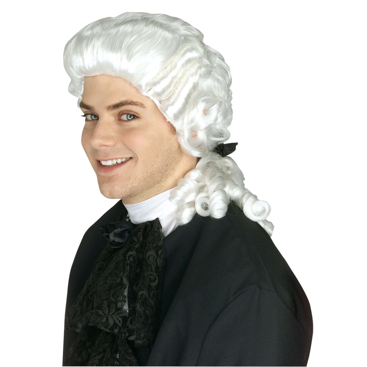 RUBIES II (Ruby Slipper Sales) Costume Accessories White Colonial Wig for Adults, Bridgerton 082686507974