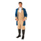 RUBIES II (Ruby Slipper Sales) Costumes Bridgerton Patriotic Costume for Adults, Blue and Beige Jacket