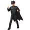 RUBIES II (Ruby Slipper Sales) Costumes DC Comics Batman Deluxe Costume for Kids, Black Padded Jumpsuit with Detachable Cape