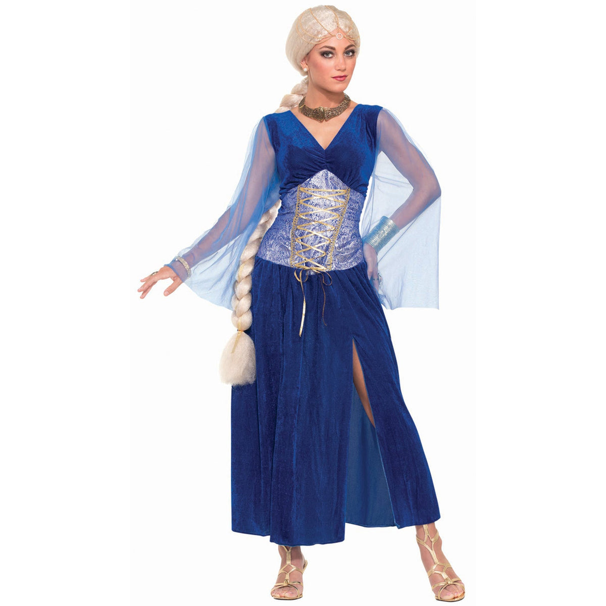 RUBIES II (Ruby Slipper Sales) Costumes Medieval Blue Costume for Adults 721773728389
