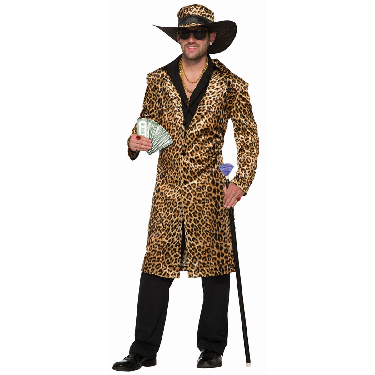 RUBIES II (Ruby Slipper Sales) Costumes Pimp Funky Leopard Costume for Adults 721773788864