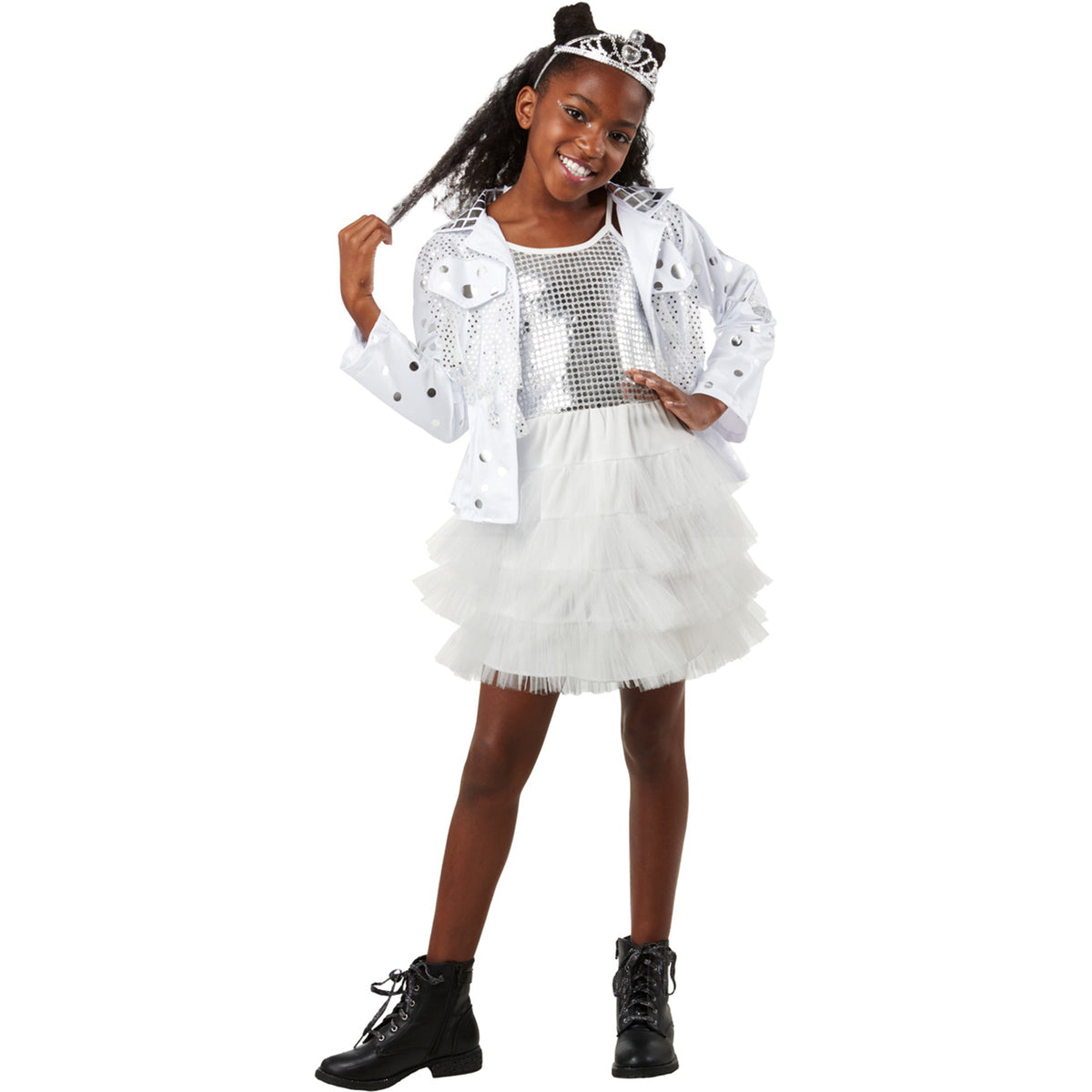RUBIES II (Ruby Slipper Sales) Costumes That Girl Princess Lay Lay Costume for Kids, White Dress