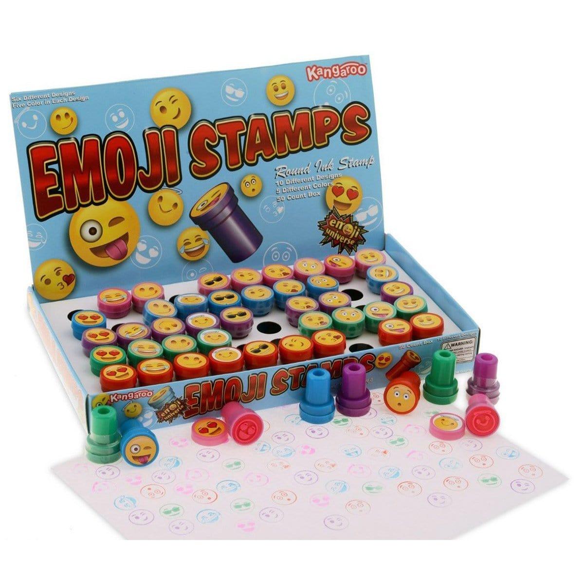 Buy Kids Birthday Emoji party stamps - Assortment sold at Party Expert