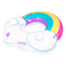 Buy Summer Rainbow cloud tube pool float sold at Party Expert