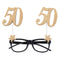 Buy Age Specific Birthday 50 Glitter Glasses sold at Party Expert