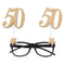 Buy Age Specific Birthday 50 Glitter Glasses sold at Party Expert