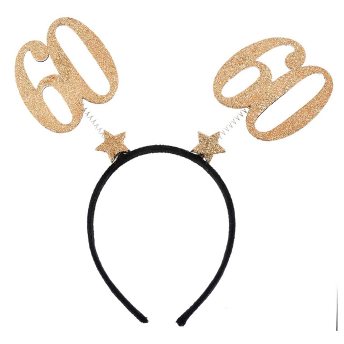 Buy Age Specific Birthday 60 Glitter Headband sold at Party Expert