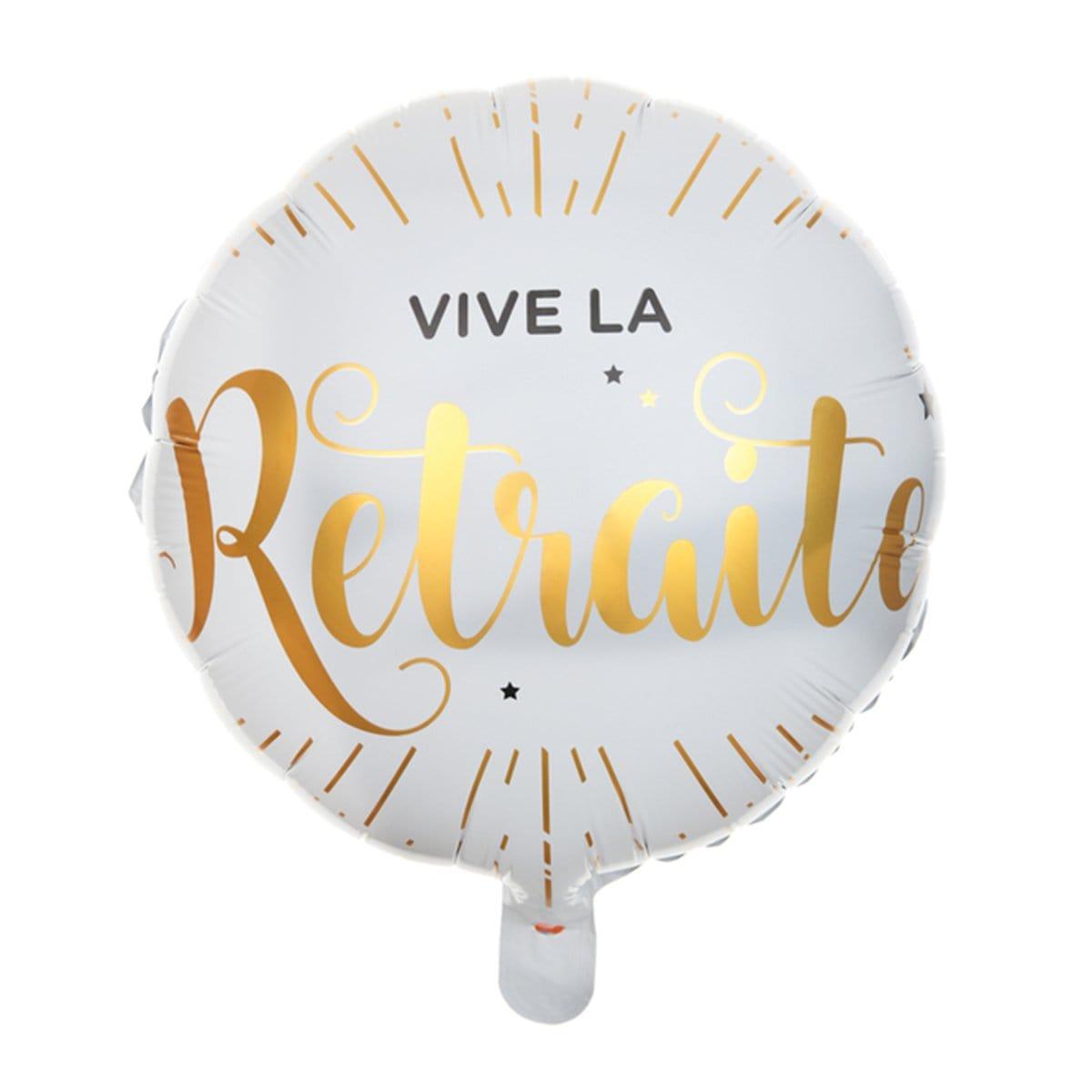 Buy Balloons Mylar 18 In. - Vive La Retraite sold at Party Expert