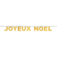 SANTEX Christmas Noël Vert ''Joyeux Noël'' Banner, 5 x 98 Inches 3660380081029
