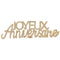 SANTEX General Birthday Table Decoration, "Joyeux Anniversaire", Gold