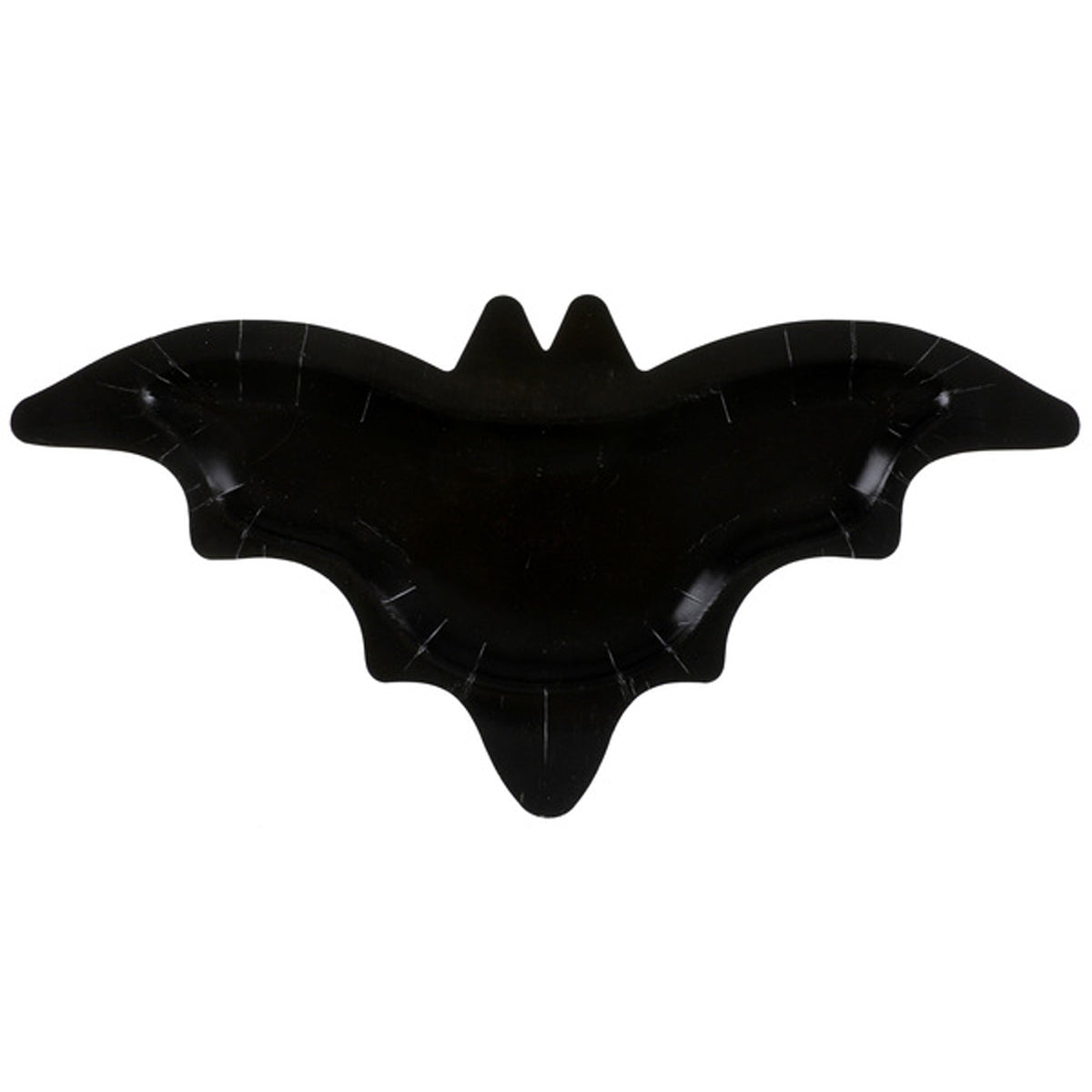 SANTEX Halloween Halloween Pumpkin Bat Paper Plates, 10 Count 3660380083351