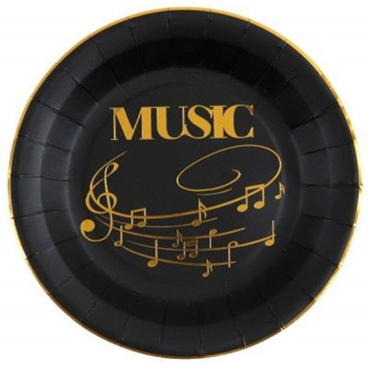 SANTEX Theme Party Award Round Plates, 9 in, 10 Count