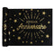 Buy Wedding Anniversary Joyeux Anniversaire Metallic Table Runner, 5 Meters sold at Party Expert