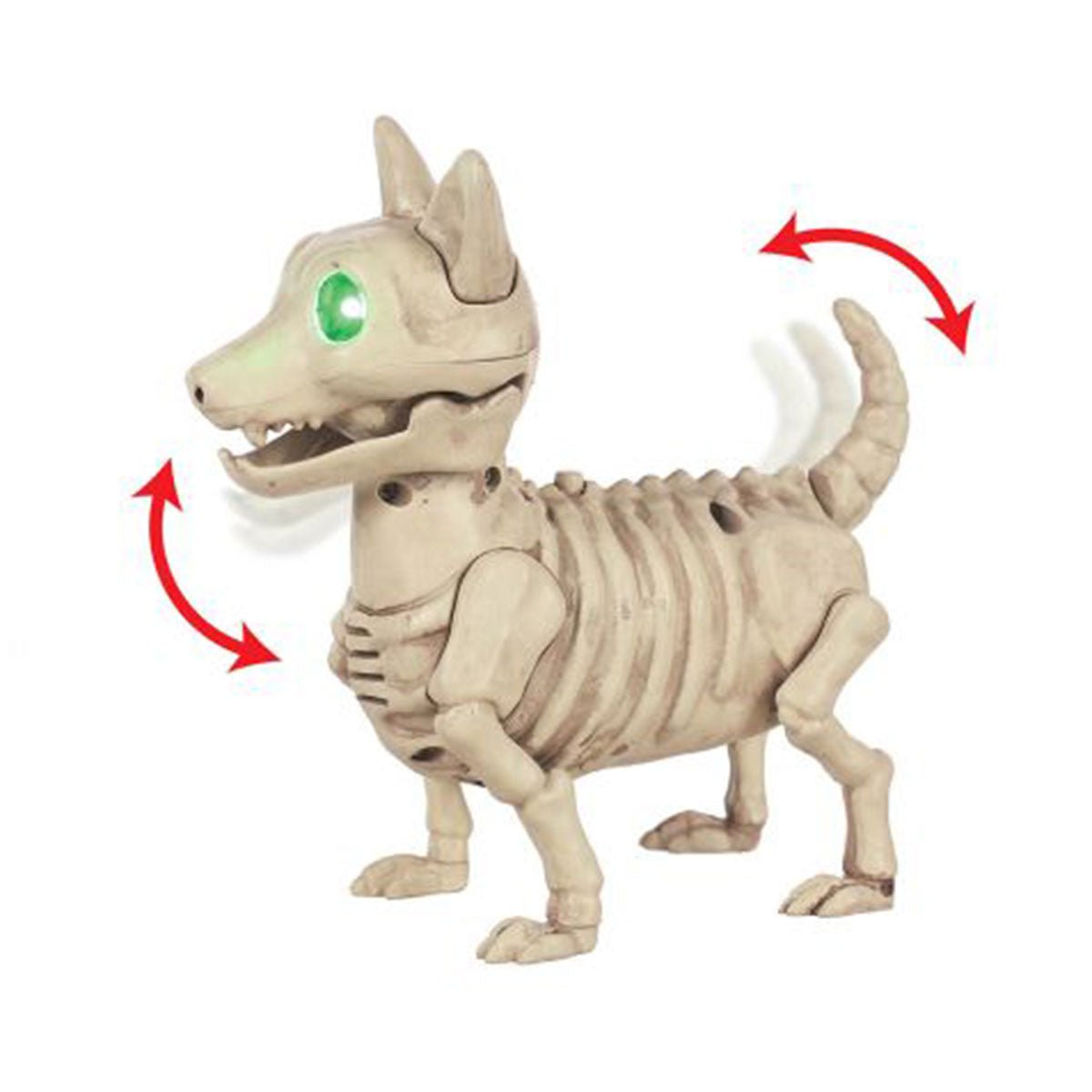 SEASONS HK USA INC Halloween Animated Doggie Bonez with Light Eyes 190842818915