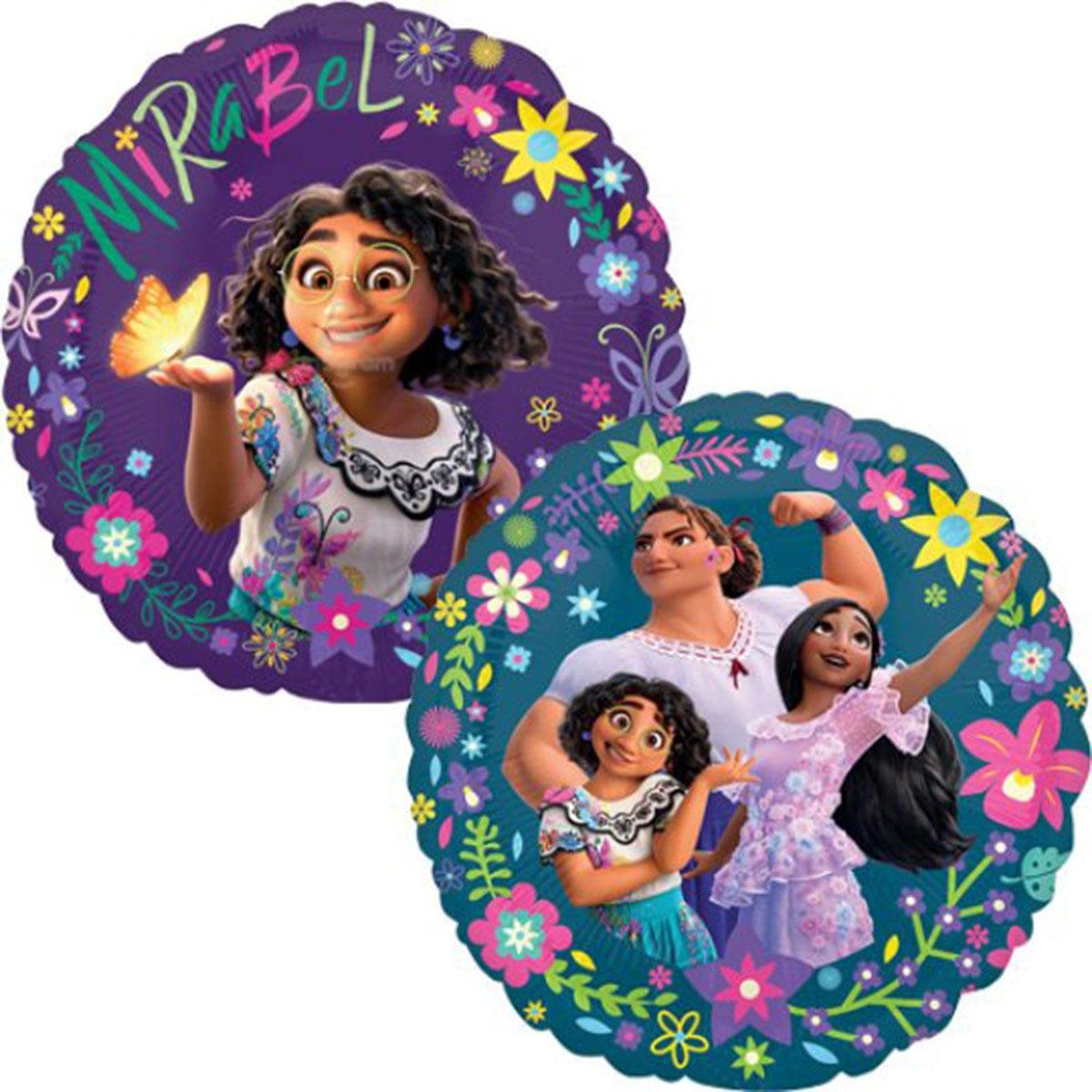 Shaoxing Keqiao Chengyou Textile Co.,Ltd Balloons Disney Encanto Mirabel and Madrigal Family Round Reversible Foil Balloon, 18 in