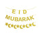 Shaoxing Keqiao Chengyou Textile Co.,Ltd Eid Eid Celebration Gold Banner, 3 Count