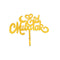 Shaoxing Keqiao Chengyou Textile Co.,Ltd Eid Eid Celebration Gold Cake Topper, 1 Count