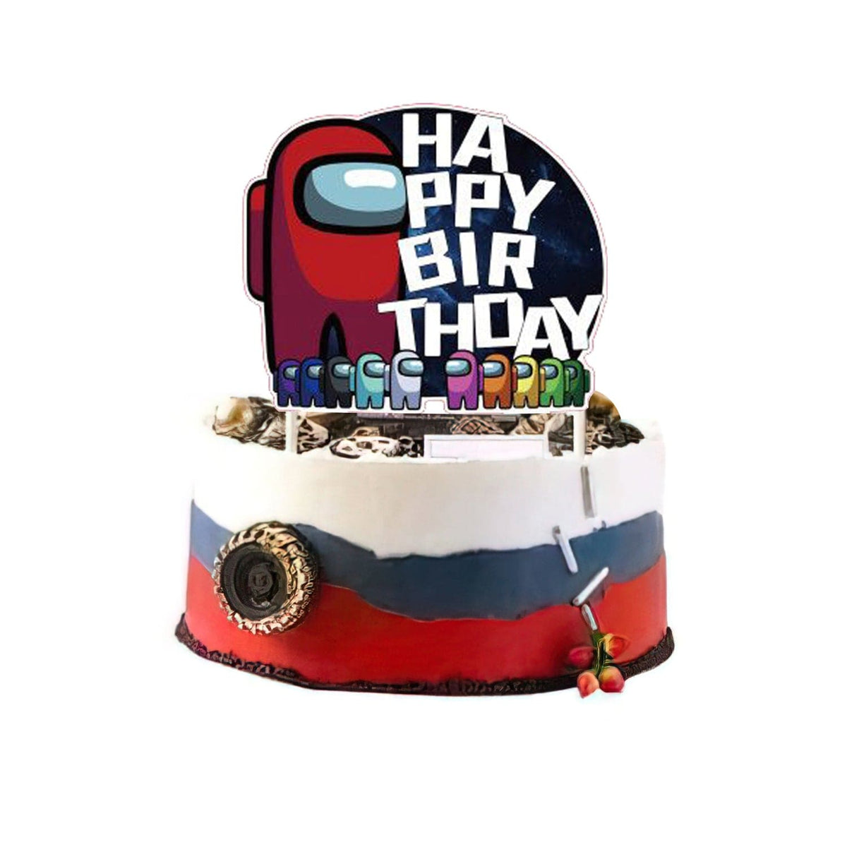 Shaoxing Keqiao Chengyou Textile Co.,Ltd Kids Birthday Among Us Cake Topper