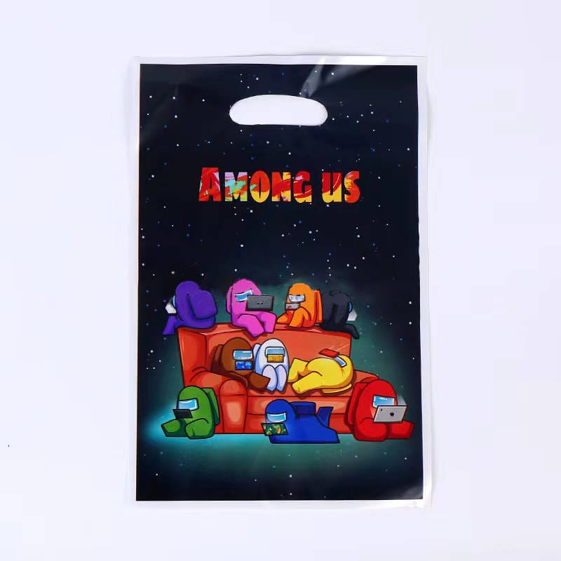 Shaoxing Keqiao Chengyou Textile Co.,Ltd Kids Birthday Among Us Goodie Bags, 10 Count