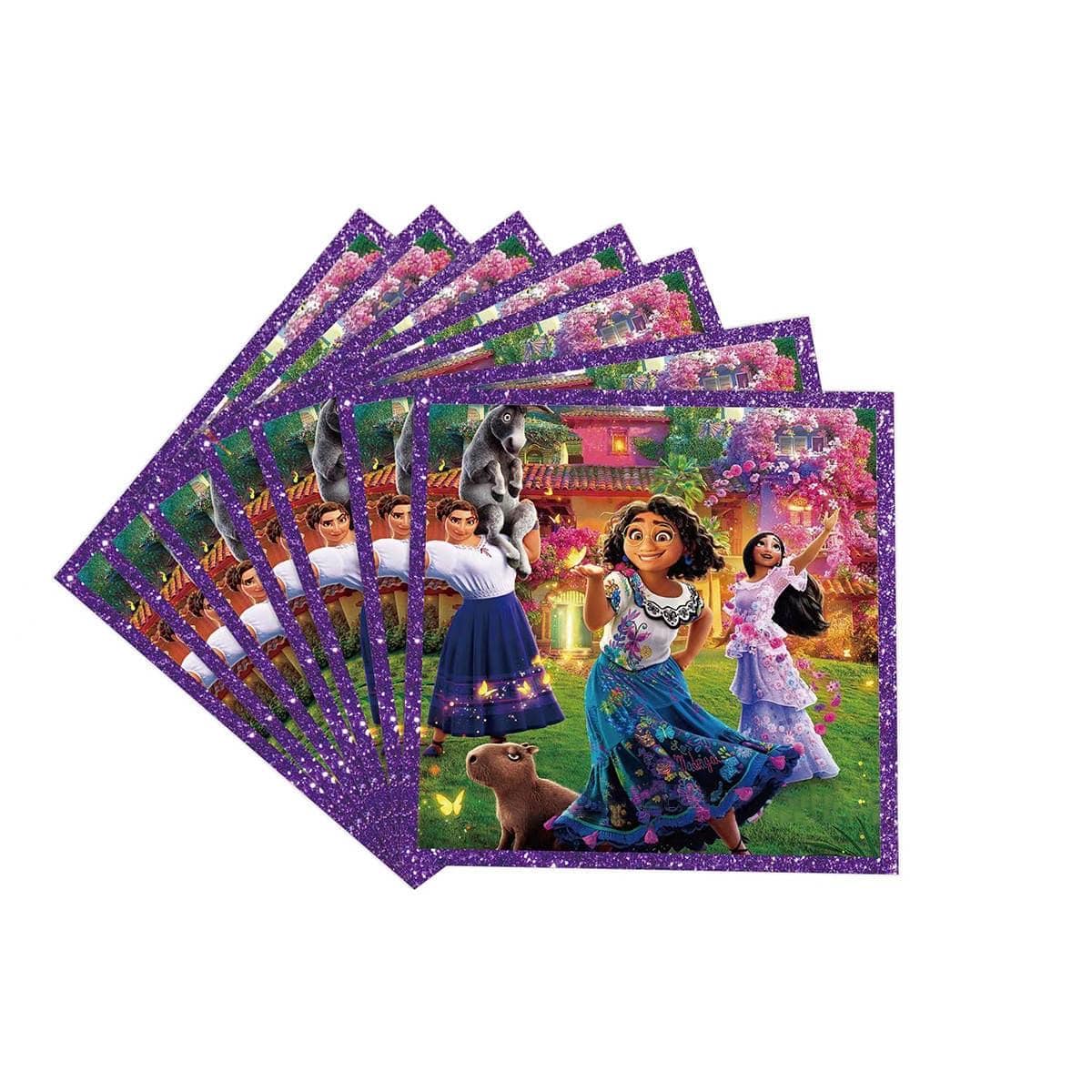 Shaoxing Keqiao Chengyou Textile Co.,Ltd Kids Birthday Disney Encanto Birthday Party Large Lunch Napkins, 10 Count