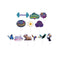 Shaoxing Keqiao Chengyou Textile Co.,Ltd Kids Birthday Disney Encanto Birthday Party Photo Booth Props, 12 Count